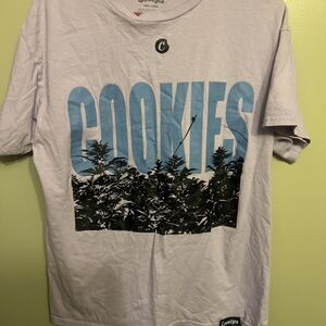 Cookies Farm T-shirt 100% Ultra Soft Cotton Crew Neck Unisex Top Lavender